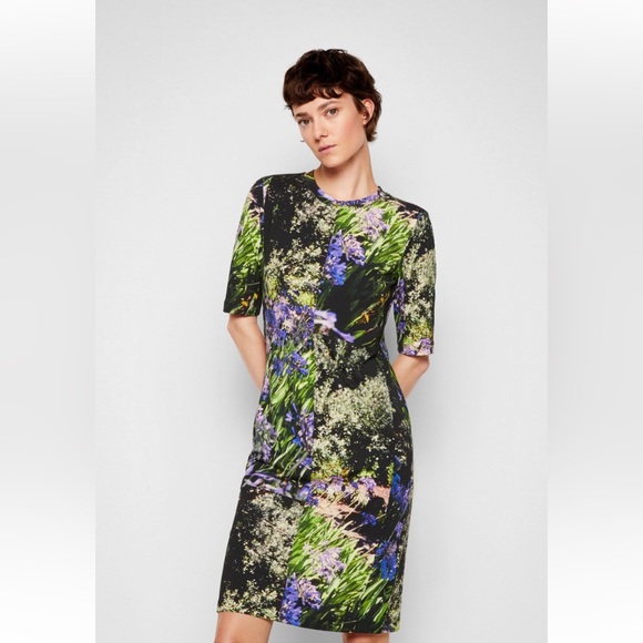 Paul Smith women’s “Agapanthus” jersey print dress Size XS - Picture 10 of 17